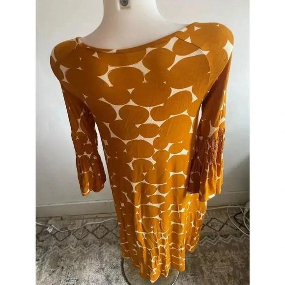 NWT Women's Agnes & Dora Dress - Size S - Yellow Big Gold Fun Dot Walker - Picture 5 of 10
